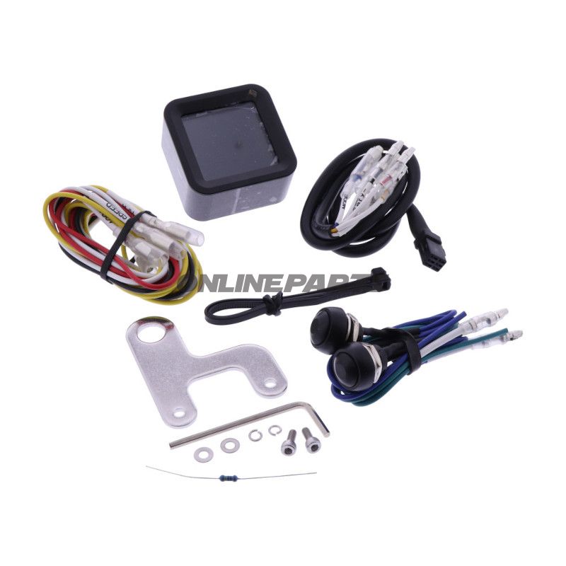 LCD-omdrejningstæller og RPM DAYTONAN CUBE