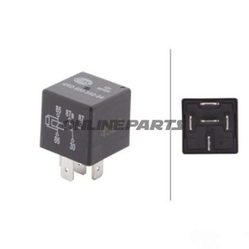 RELÆ MULTIFUNKTION 12V 5-POLET UDEN HOLDER