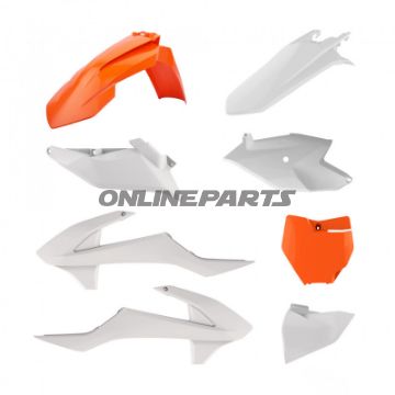 Komplettkit orange/weiß