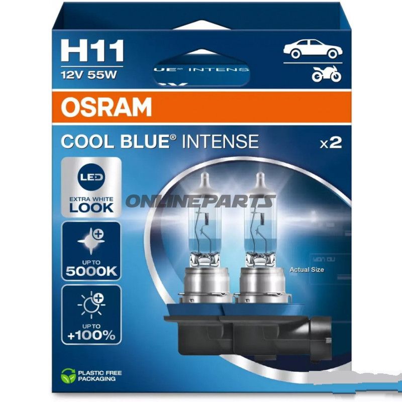 LAMPE H11 12V55W DUO OSR COOL BLUE INTENSE NEX GEN