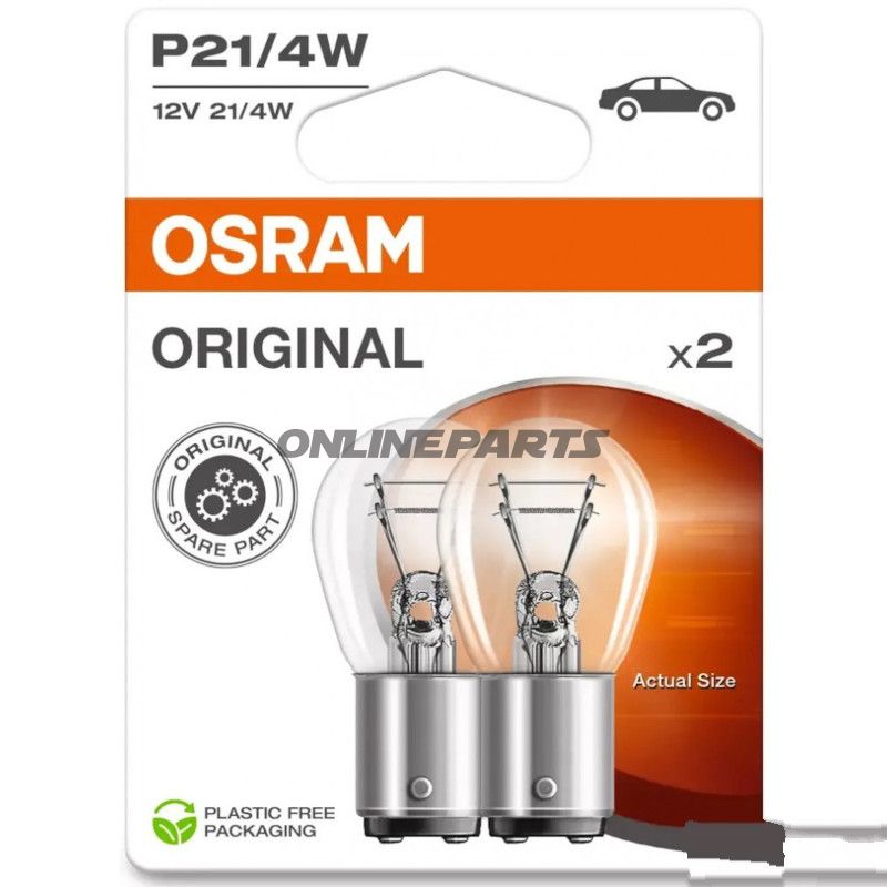 PÆRE 12V21/4W BAZ15D OSRAM 2BLI JMP 1590139