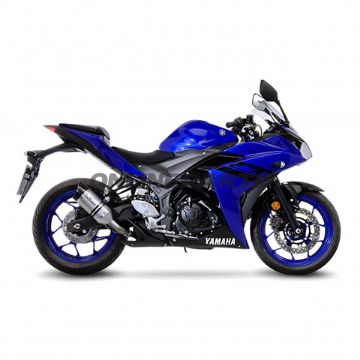 Lydstøjdæmper SBK Rustfrit stål LV-Pro Slip On bl.a. Yamaha MT-03 320 A
