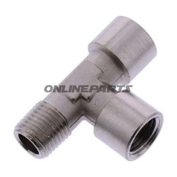 T-FITTING KLIMAANLÆG 2X G1/4 I - 1X G 1/4 A