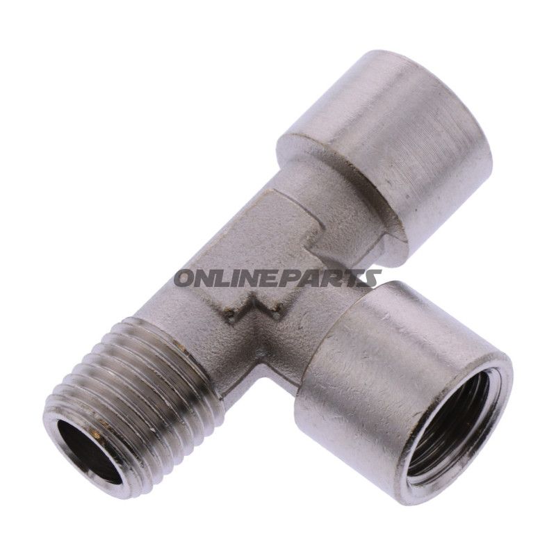 T-FITTING KLIMAANLÆG 2X G1/4 I - 1X G 1/4 A