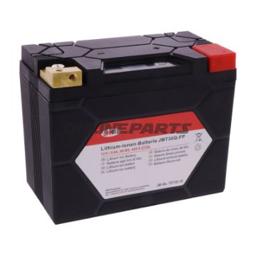 BATTERI MOTORCYKEL JMT30Q-FP JMT LITHIUM ION MED OPLADNINGSINDIKATOR