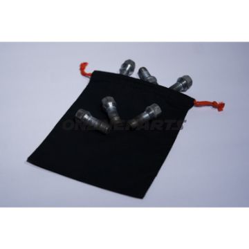 HJULBOLTPOSE 50 STK M SNØRE SORT 15X20 CM