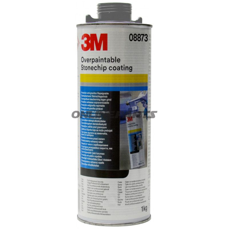 STEN STØDBESKYTTELSE SORT 1L 3M