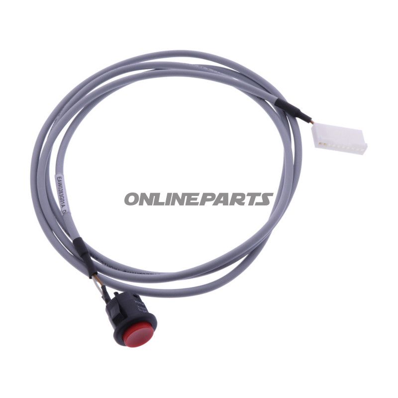 STOPKNAP RØD MED KABEL TIL AFBALANCERINGSMASKINE GEO