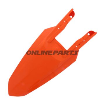 Bagskærm orange