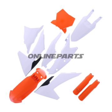 Komplettkit weiß/orange