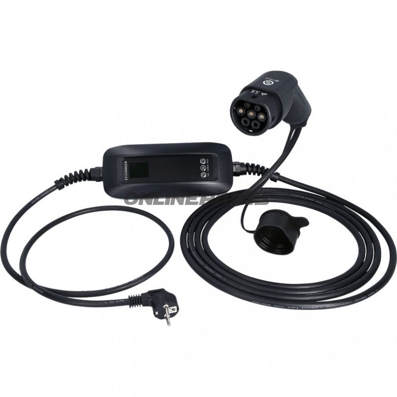 Mobil Ladestation Schuko LCD 3.7KW 230V 6 8 10 15 16A