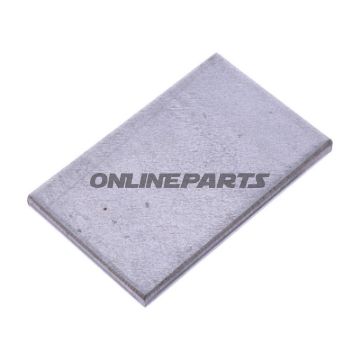 BALANCEPLADE 5MM 50X80MM