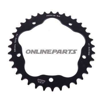 BAGHJUL ALUMINIUM 36 TANDDELING 520 SORT TIL TANDHJULSHOLDER 7585011