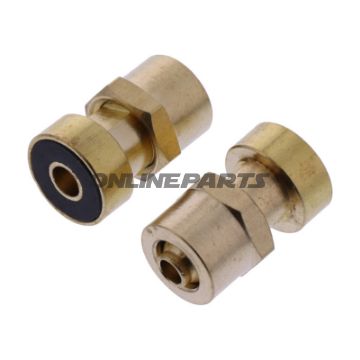 Tilslutning for luftslange (2 stk) til dækoppumper