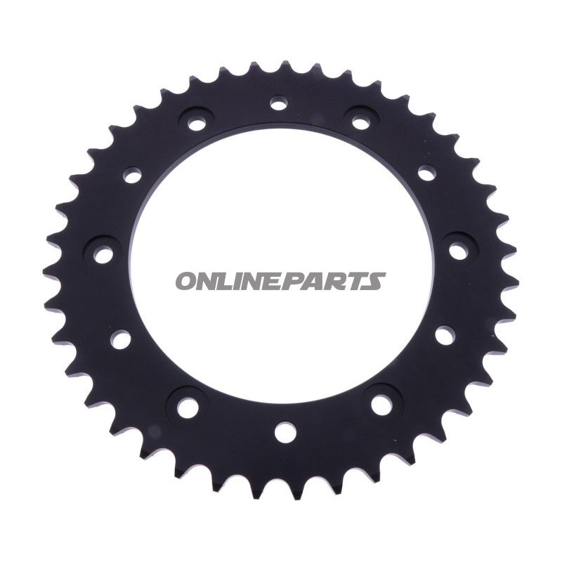 BAGHJUL ALUMINIUM 41 TANDDELING 520 SORT ESJOT INDVENDIG DIAMETER 136 BOLTAFSTAND 160