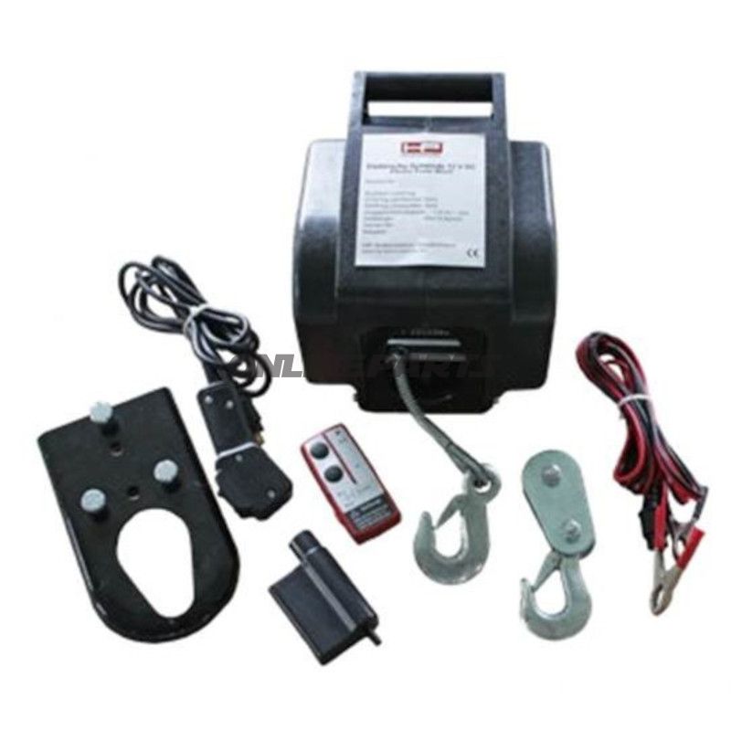 KABELSPIL 2700KG 12V FUNK M Umlenkrolle 5400KG