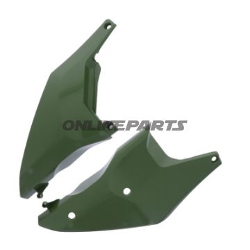 Sidekåbe sæt grøn