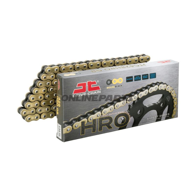 JT O-RING KÆDE GB428HRO/132 ÅBEN KÆDE MED CLIPLED