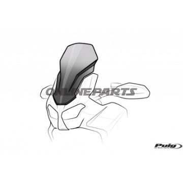 TOURING SKÆRM PUIG SMOKE GRÅ