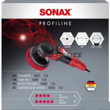 SKUMPUDE 150MM RØD HÅRD