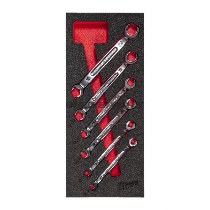 DOPP RINGSCHL ÅBENT SÆT 6 STK MILWAUKEE