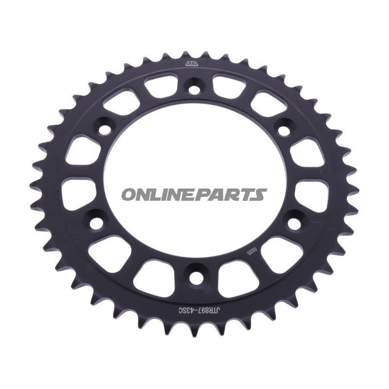 Tandhjul 43T Pitch 520 Indvendig diameter 125 Bolt cirkel 150