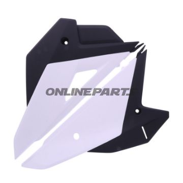 Sidekåbe sæt hvid / sort