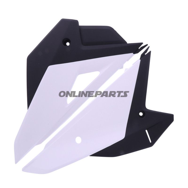 Sidekåbe sæt hvid / sort