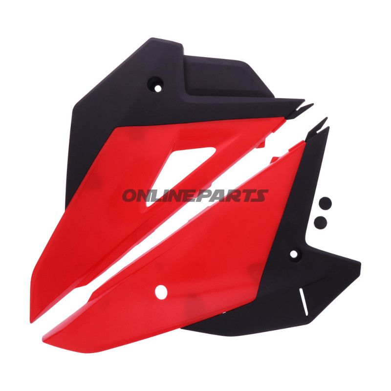 Sidepanel sæt rød / sort