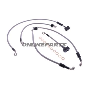 Bremseslange flettet stålsæt 5 stykker