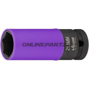 KRAFTNUSS 6KT 1/2 21,5 MM BEKLÆDT LADNING 80 MM