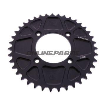Alu Tandhjul 39T Pitch 520 sort Esjot