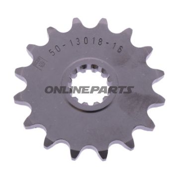 Tandhjul 16T pitch 420 fintandet indvendig diameter 17/20