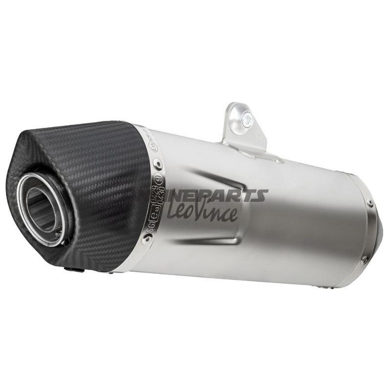 Lyddæmper SBK rustfrit stål Lv One komplet 1/1 Evo