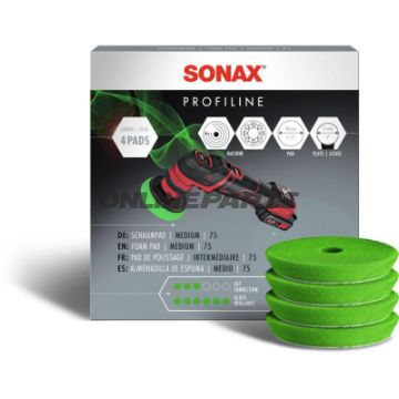 Skumpude medium 75 mm 4 stk SONAX