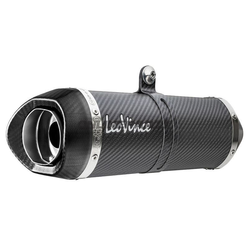 LYDDÆMPER SBK RUSTFRIT STÅL LV-ONE KOMPLET 2/1 EVO