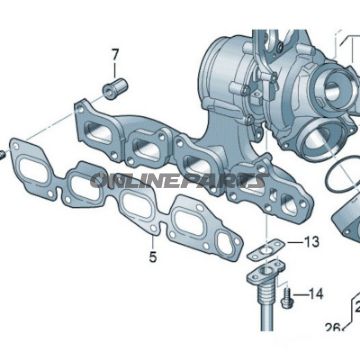 BUNDMUTTER ID M8X1.25X21.6 VW