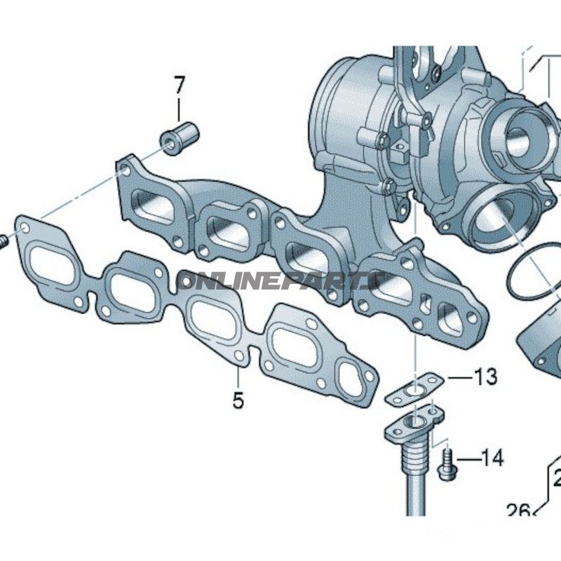 BUNDMUTTER ID M8X1.25X21.6 VW
