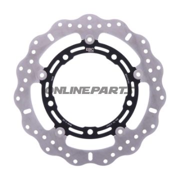 BREMSESKIVE CONTOUR X EBC RUSTFRIT STÅL