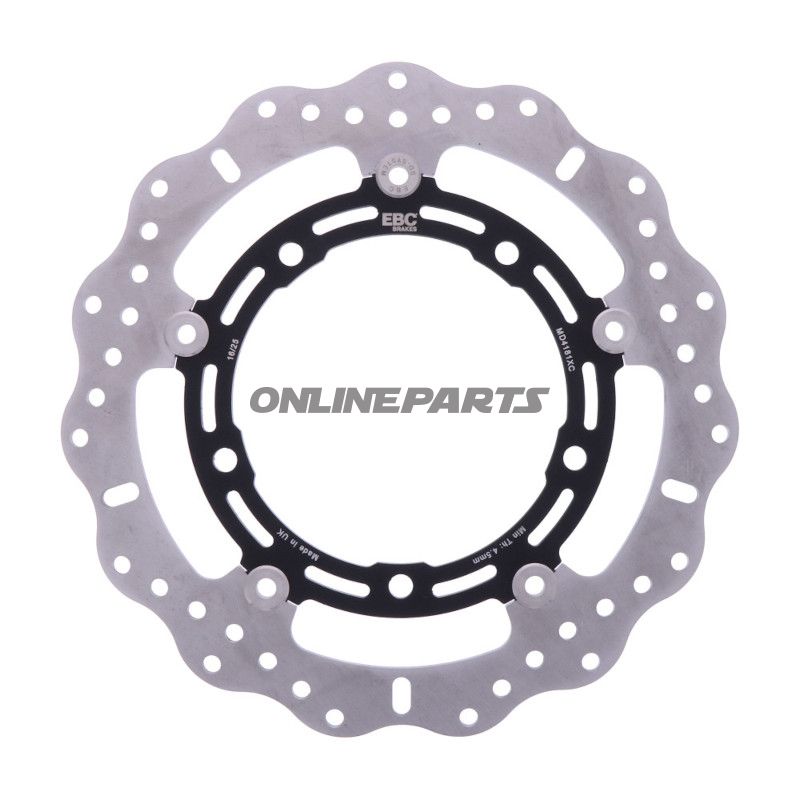 BREMSESKIVE CONTOUR X EBC RUSTFRIT STÅL