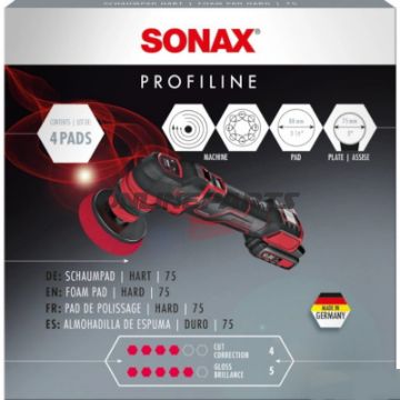 SCHAUMPAD HÅRD 75MM 4ST SONAX