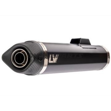 Lyddæmper SBK rustfrit stål Lv One Slip On Evo Black Edition