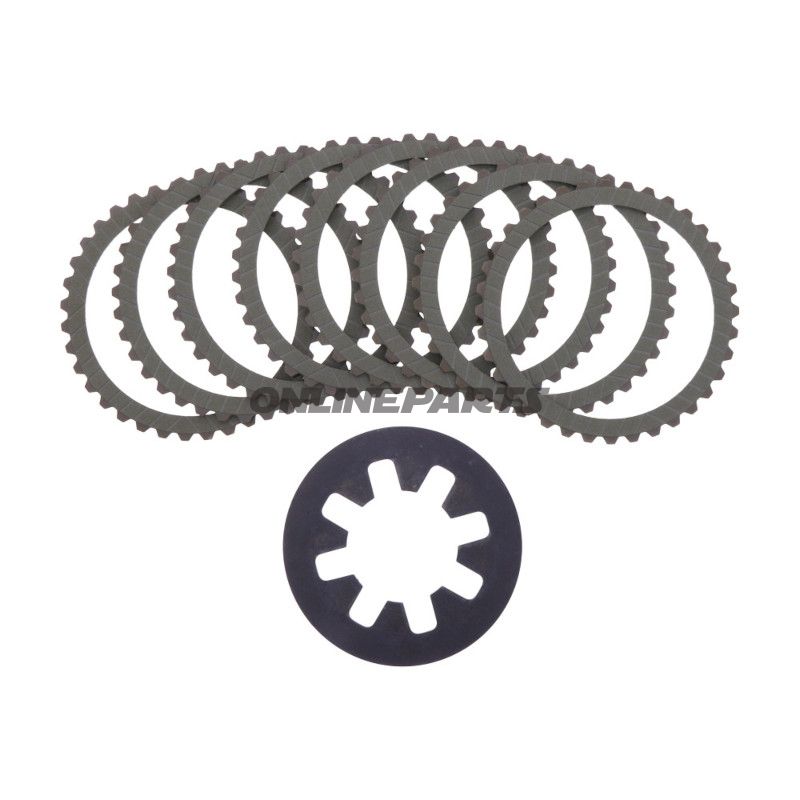 Kobling Aramid EBC plader + fjedre