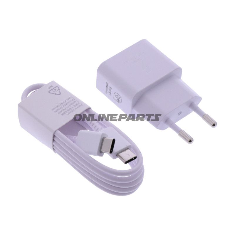 OPLADER 230V SAMSUNG UBS-C 25W MED KABEL 1M
