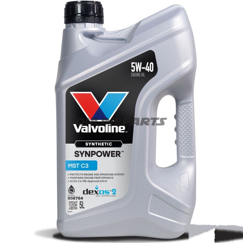 OEL MOT 5W40 5L VAL MST C3 ALTN 5584004