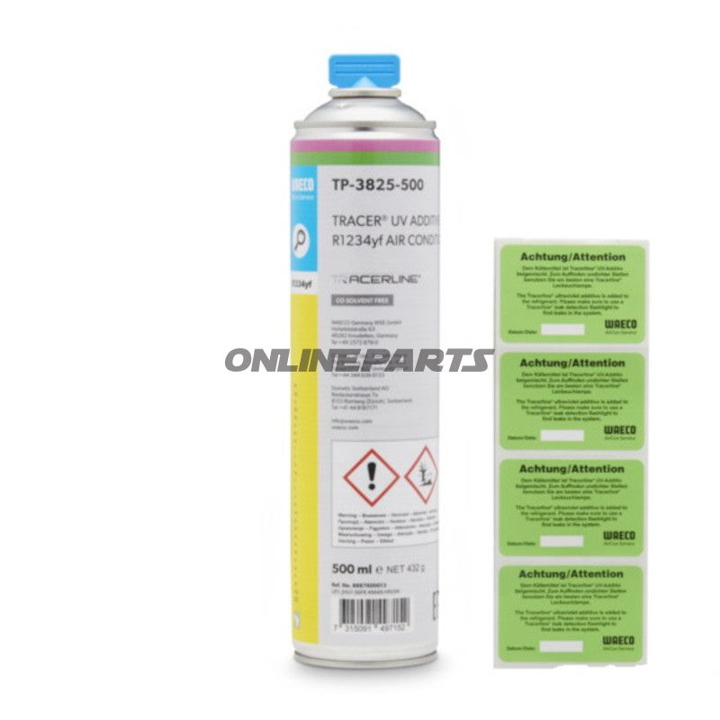 TILFØJ TRACER UV 500ML R1234YF F ASC-KLIMAGERAET