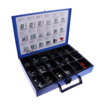 SORTIMENT AF PLADEMØTRIKKER JMP 165 DELE