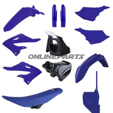 Komplettkit blau/schwarz