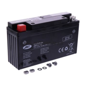 Batteri Motorcykel YT12-10Z Gel JMT bl.a. Zontes G1 125 ABS Gussrad