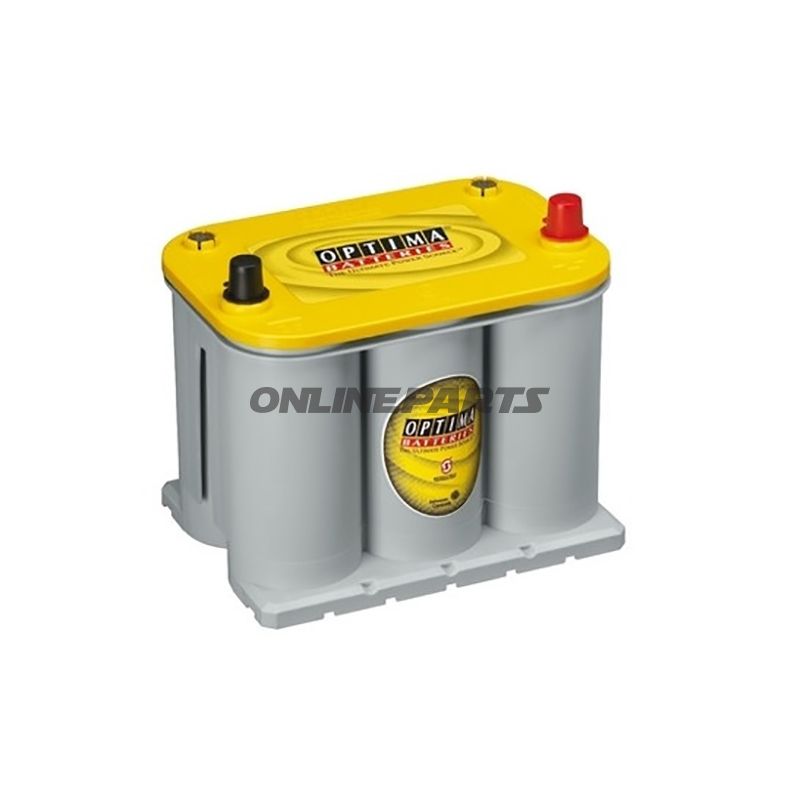 Start- og forsyningsbatteri 12V 48AH Optima Yellowtop YT R - 3,7
